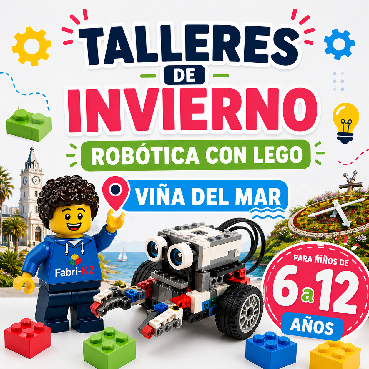 Talleres de Invierno Viña del Mar 🤖⚙️ 6 a 12 años