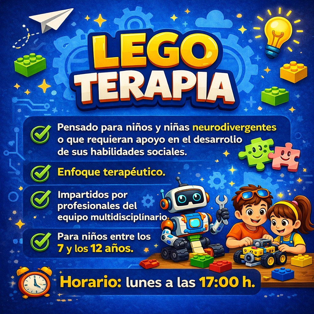 Legoterapia - Taller de Habilidades Sociales (7 a 12 años) 🧩